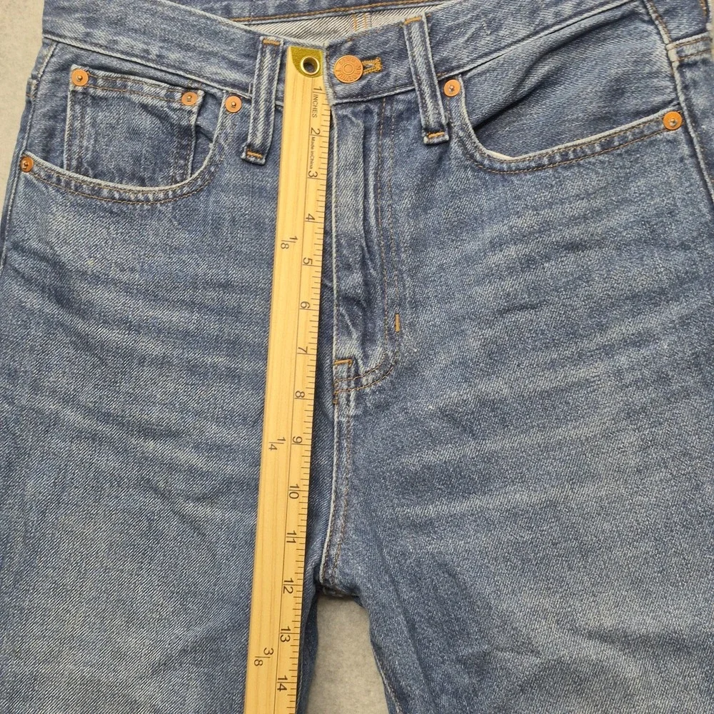 Madewell Jeans Womens 26 Blue High Rise The Mom Jean Tapered Denim Momcore 90s